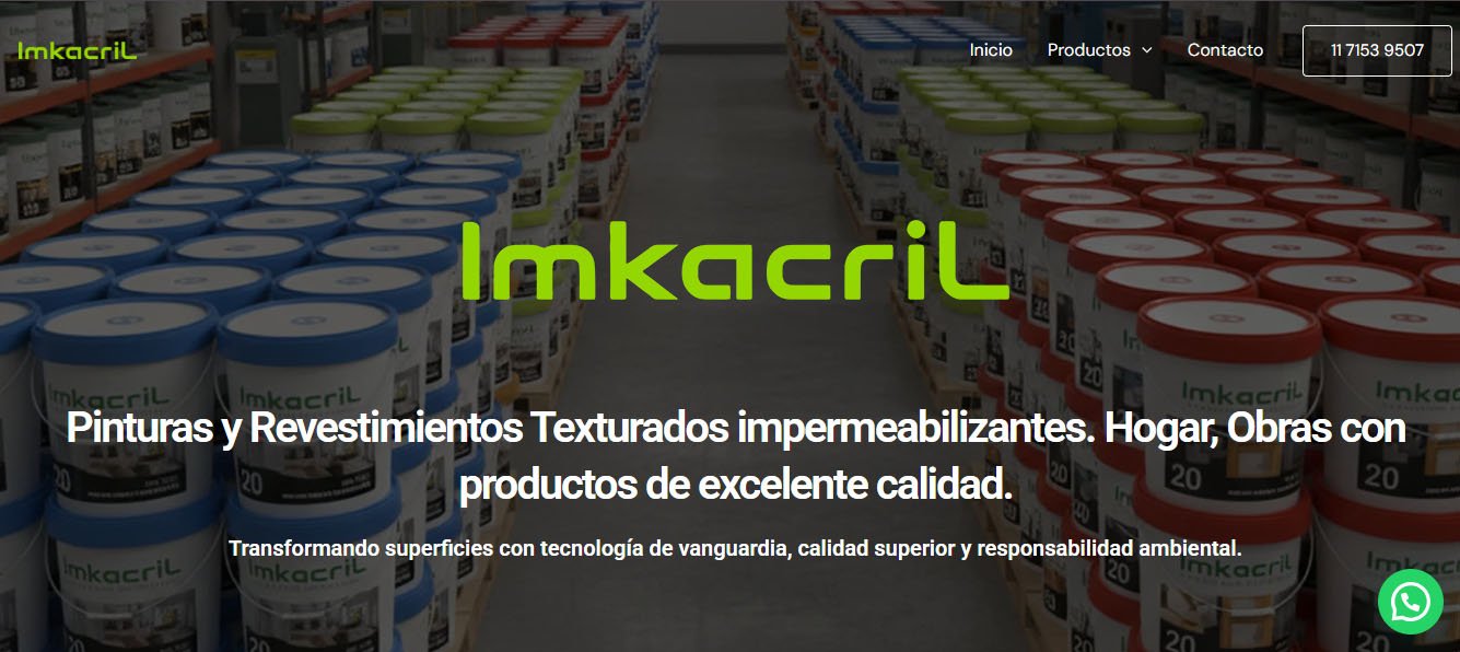 Sitio web de IMK Acril